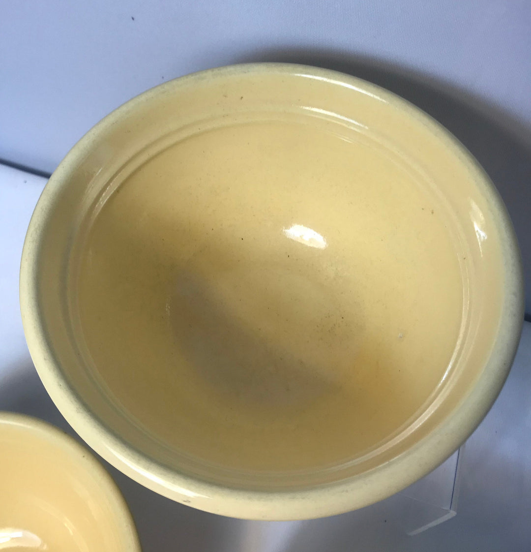 Bauer Ringware Mixing Bowls, Ivory