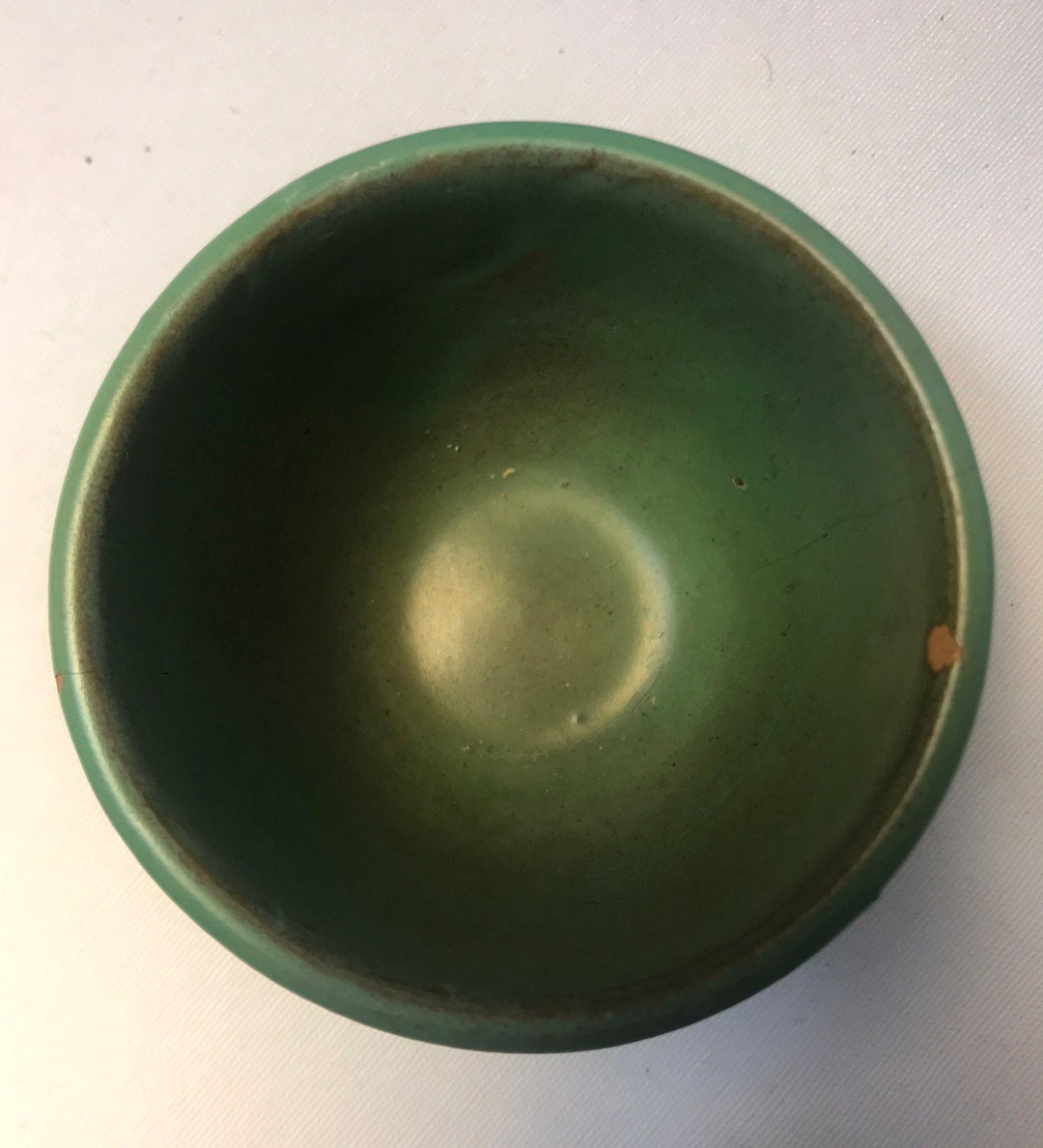 Set of 2 Early Catalina Custard Cups, Descanso green and Blue