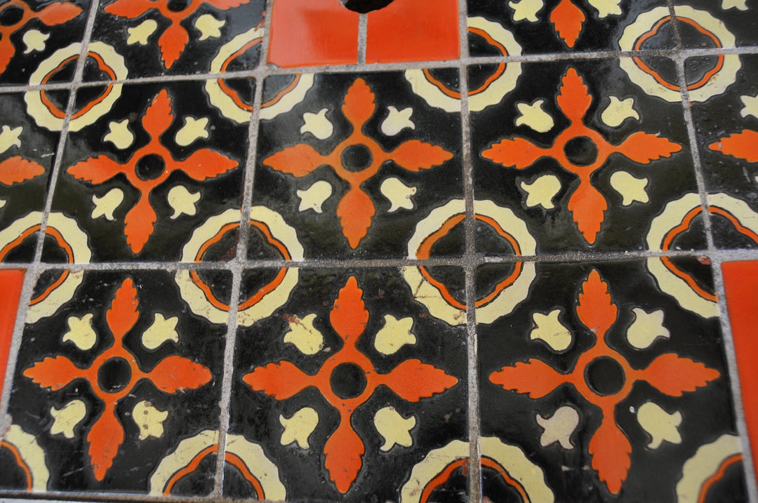 Catalina Patio Tile Table with umbrella hole