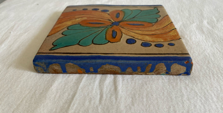 Rare Catalina "Mexican style" Tile, 5 7/8"