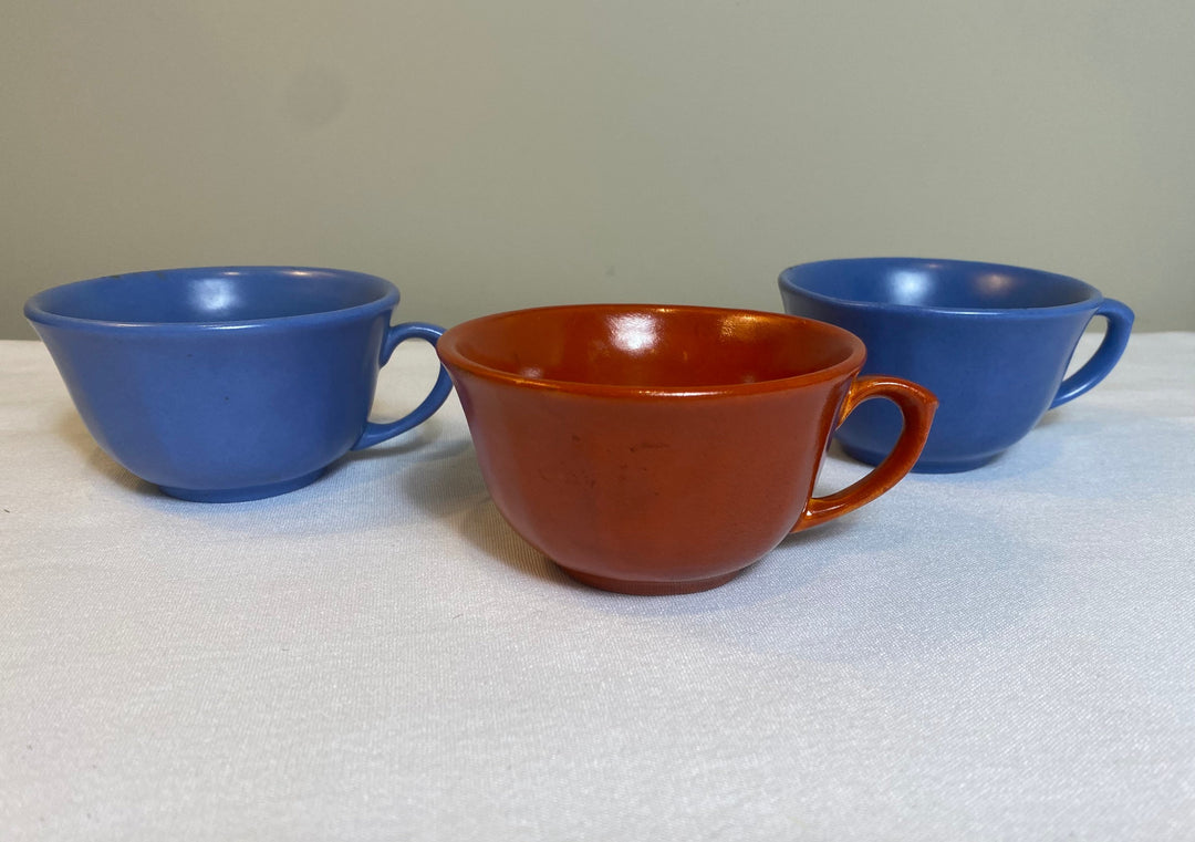 Set of 3 Catalina Cups, Blue & Toyon