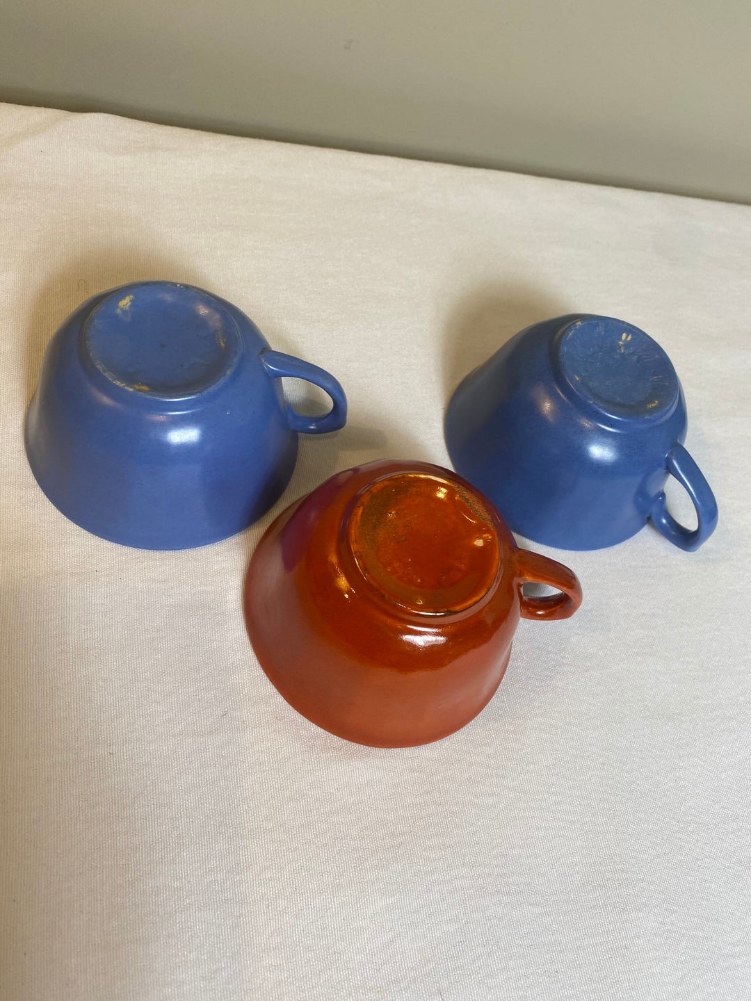 Set of 3 Catalina Cups, Blue & Toyon