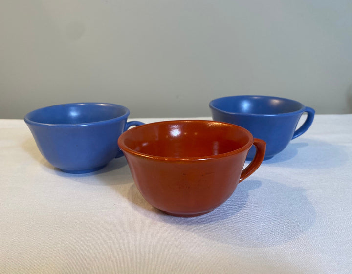 Set of 3 Catalina Cups, Blue & Toyon