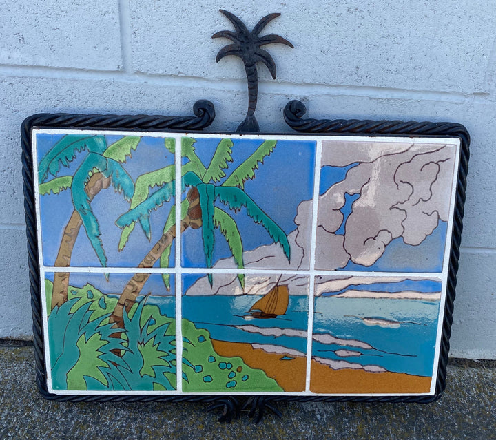 Taylor Tile Mural Sailboat & Island