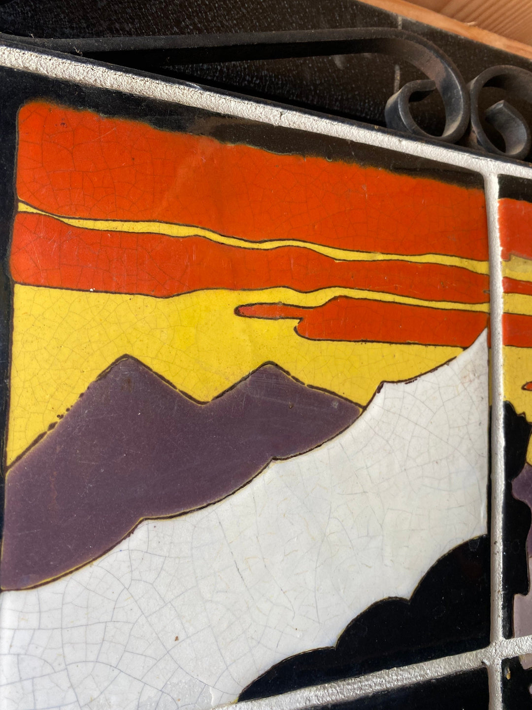 Taylor Tile Mural, Scenic Western