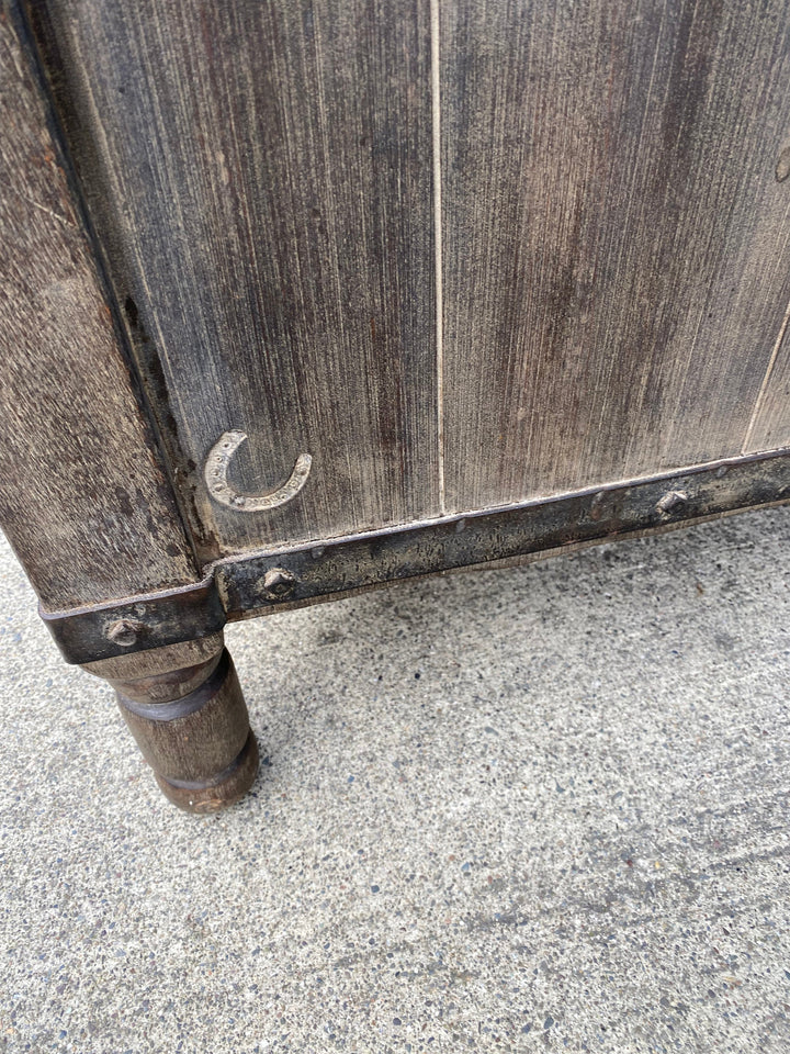 Monterey Will Rogers Desk, Old Wood & Red