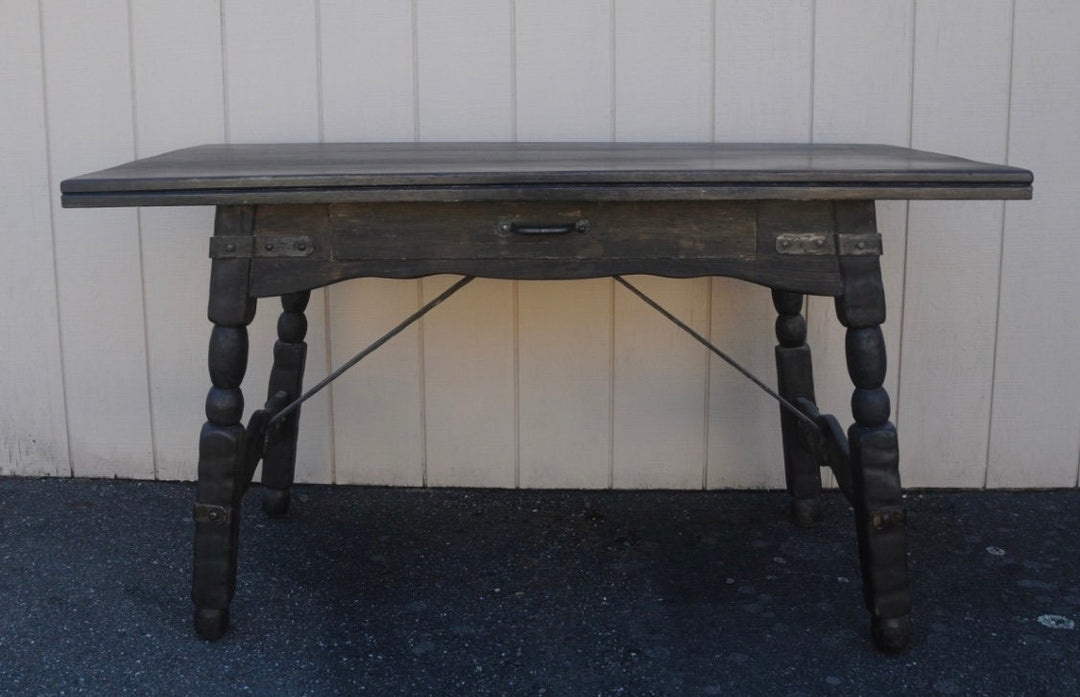 Early Monterey Hotel Lobby Desk, Old Wood & Rare
