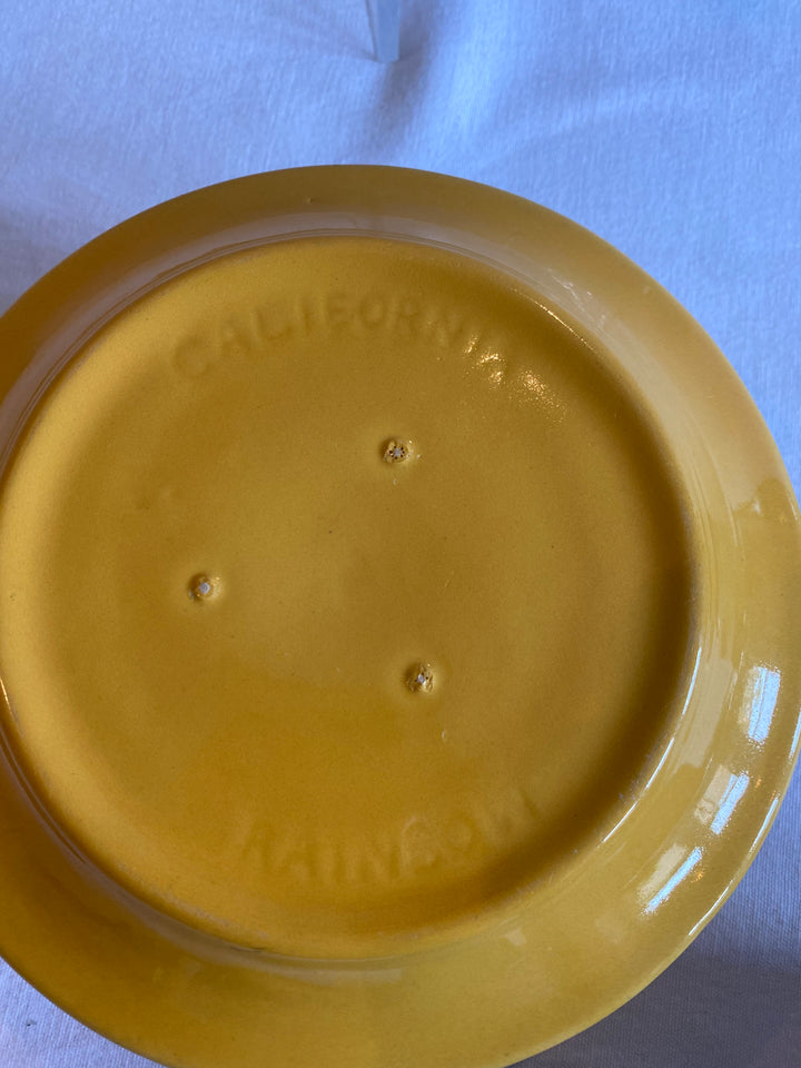 California Rainbow Sherbet/Gravy attached plate