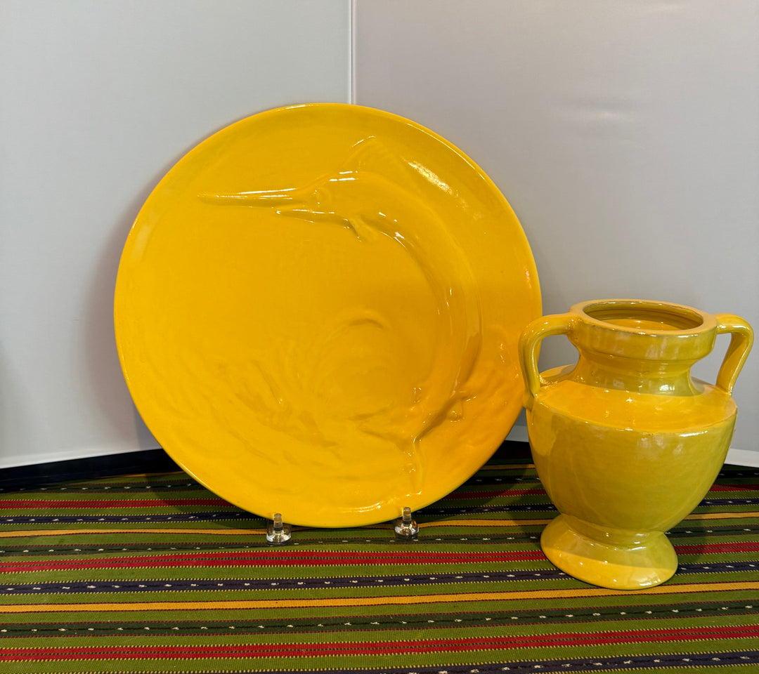 Catalina Swordfish Plaque, Yellow