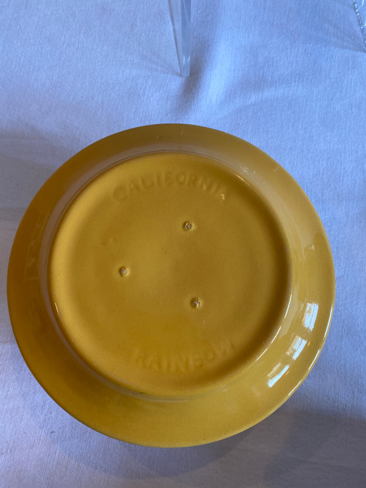 California Rainbow Sherbet/Gravy attached plate