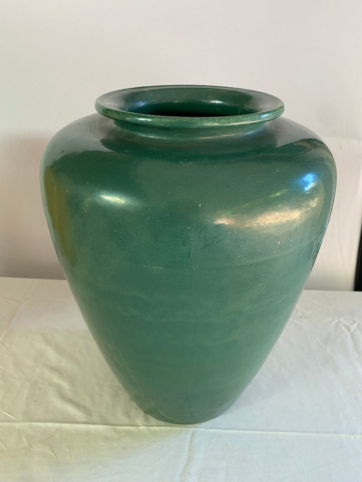 Garden City Oil Jar, 17 1/2" tall, Rich Dark Green