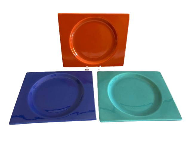 Metlox Pintoria Dinner Plates, Set of 3
