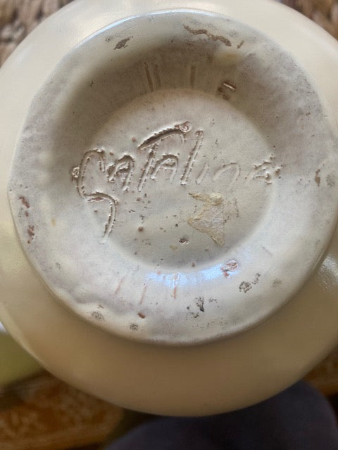 Catalina Island Indian Vase, White