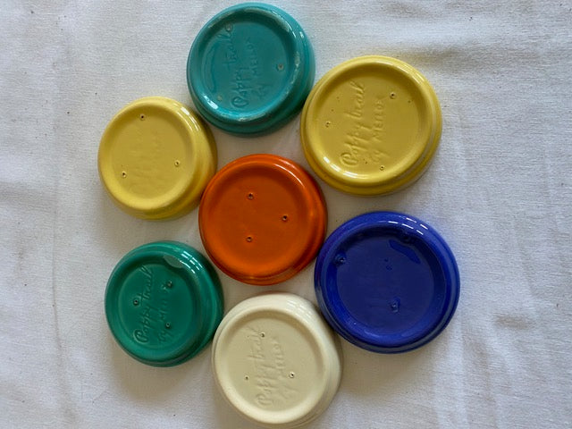 Metlox Poppytrail Coasters, Set of 7