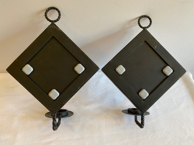 Calco Wall Sconce Candleholders, Pair