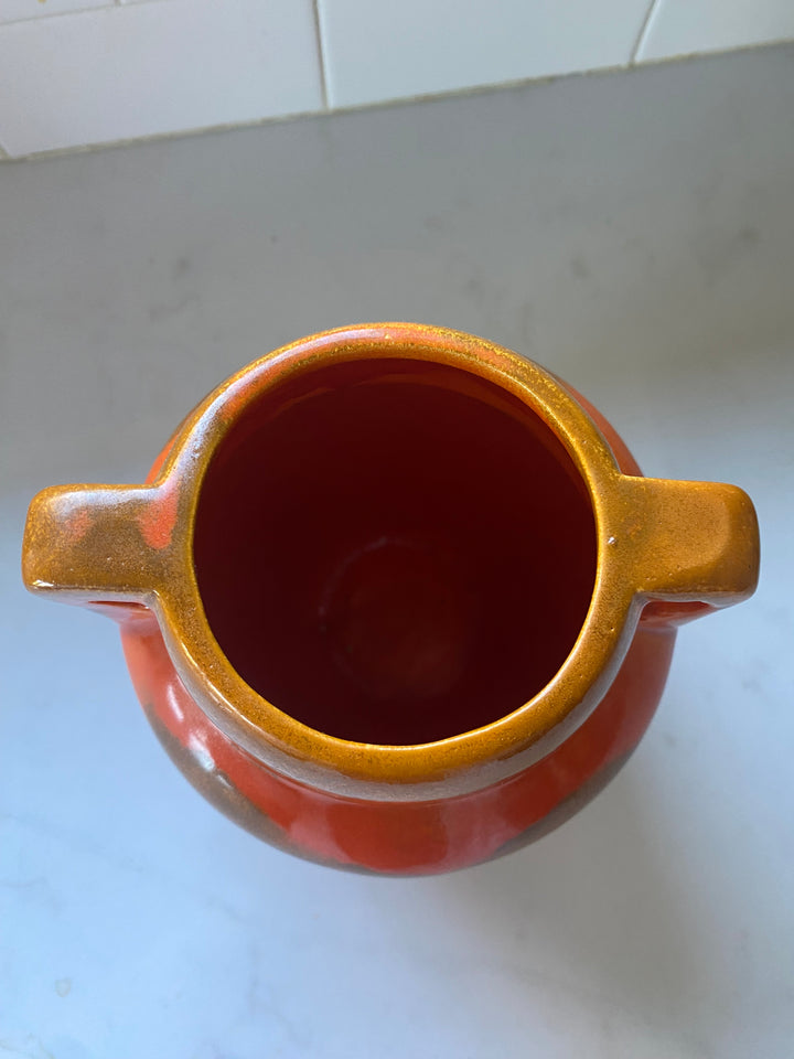 Tudor Handled Vase, Exceptional Glaze, Mint