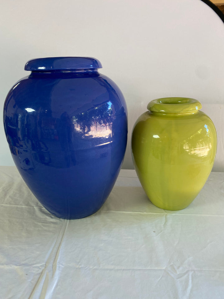 Bauer Oil Jar, Largest 22" size, Cobalt Blue