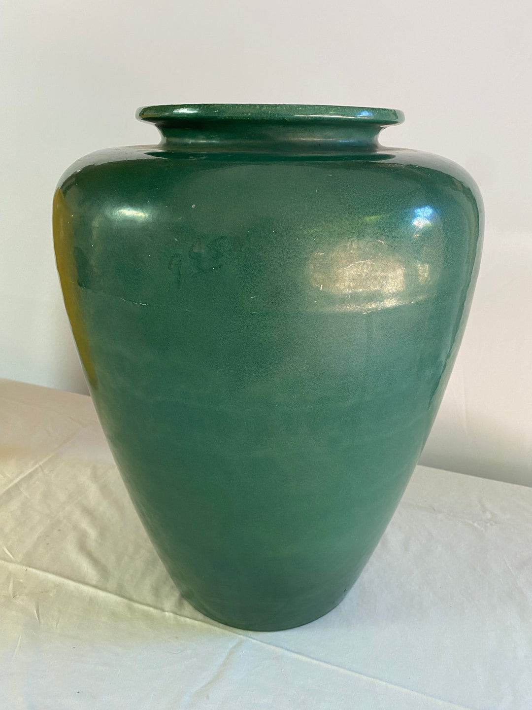 Garden City Oil Jar, 17 1/2" tall, Rich Dark Green