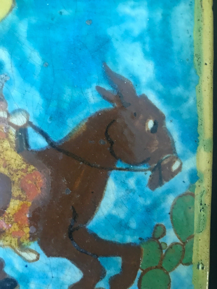 Brayton Laguna Tile, Caballero Riding Donkey