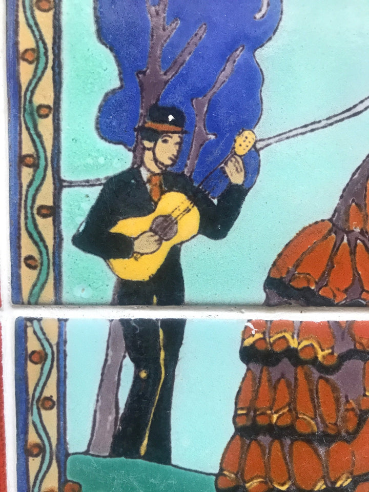 Taylor Tile Mural, Señor Serenading Señorita