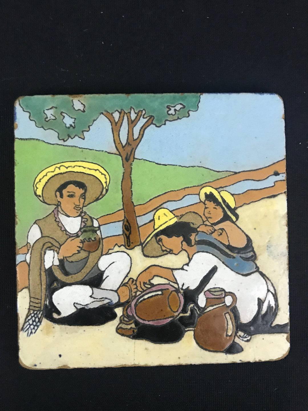 Lamosa Mexican Cacao Vendor Tile, 6"