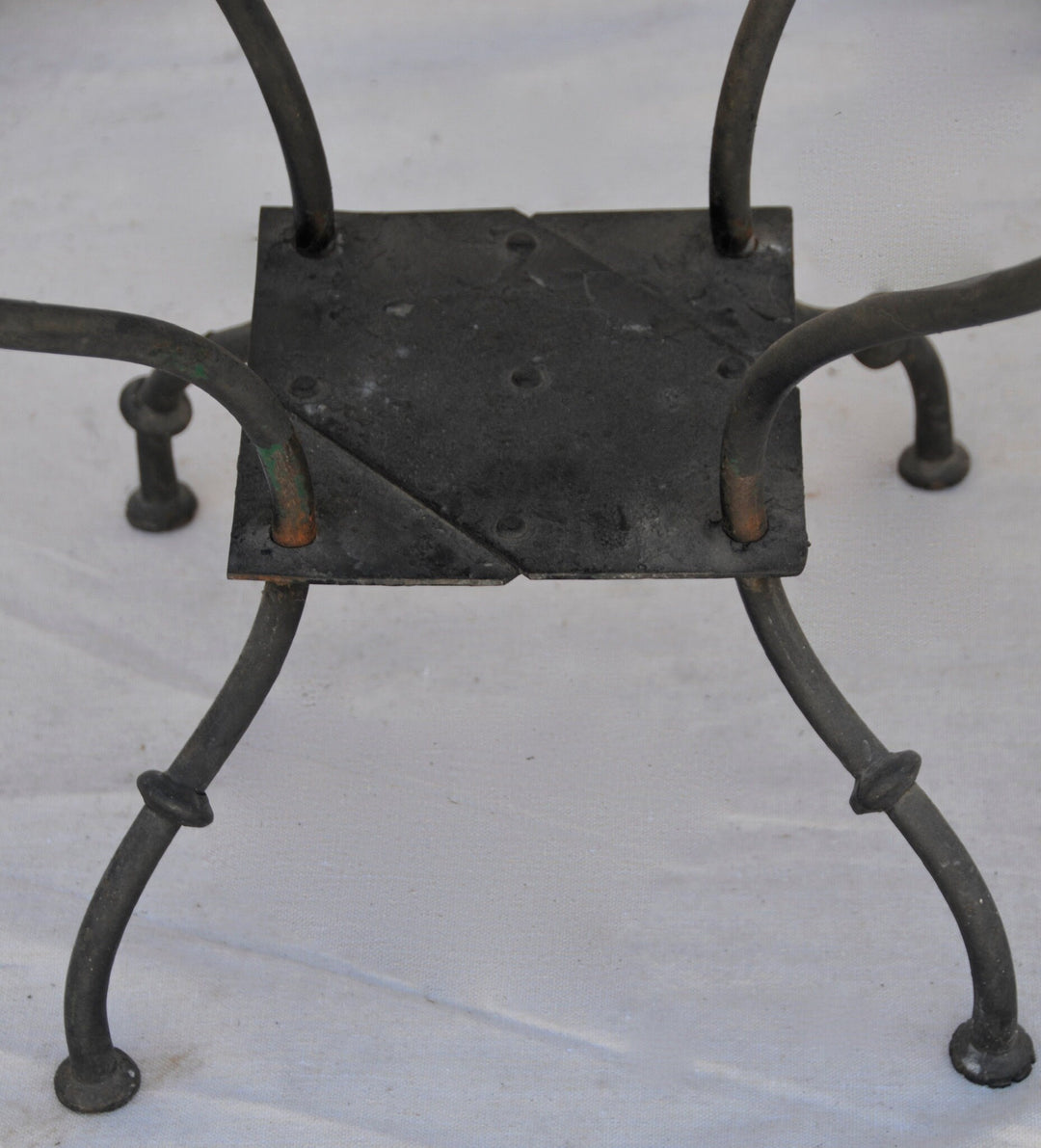 Rare Catalina Tile and Wrought Iron Side Table