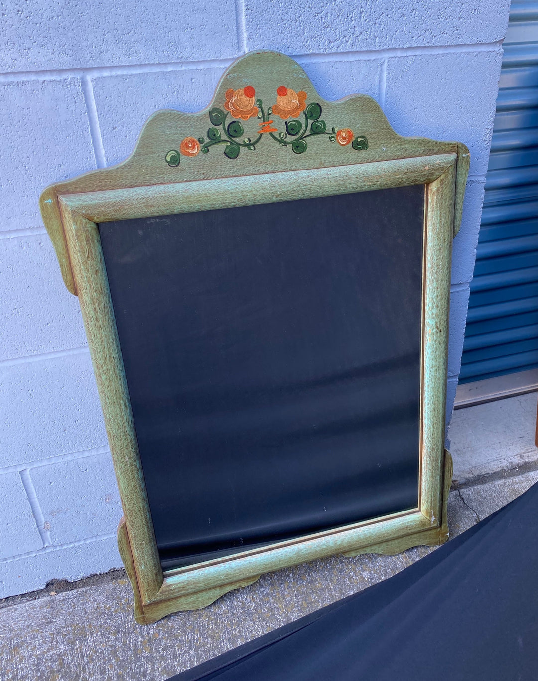 Monterey Mirror, Soft green & floral