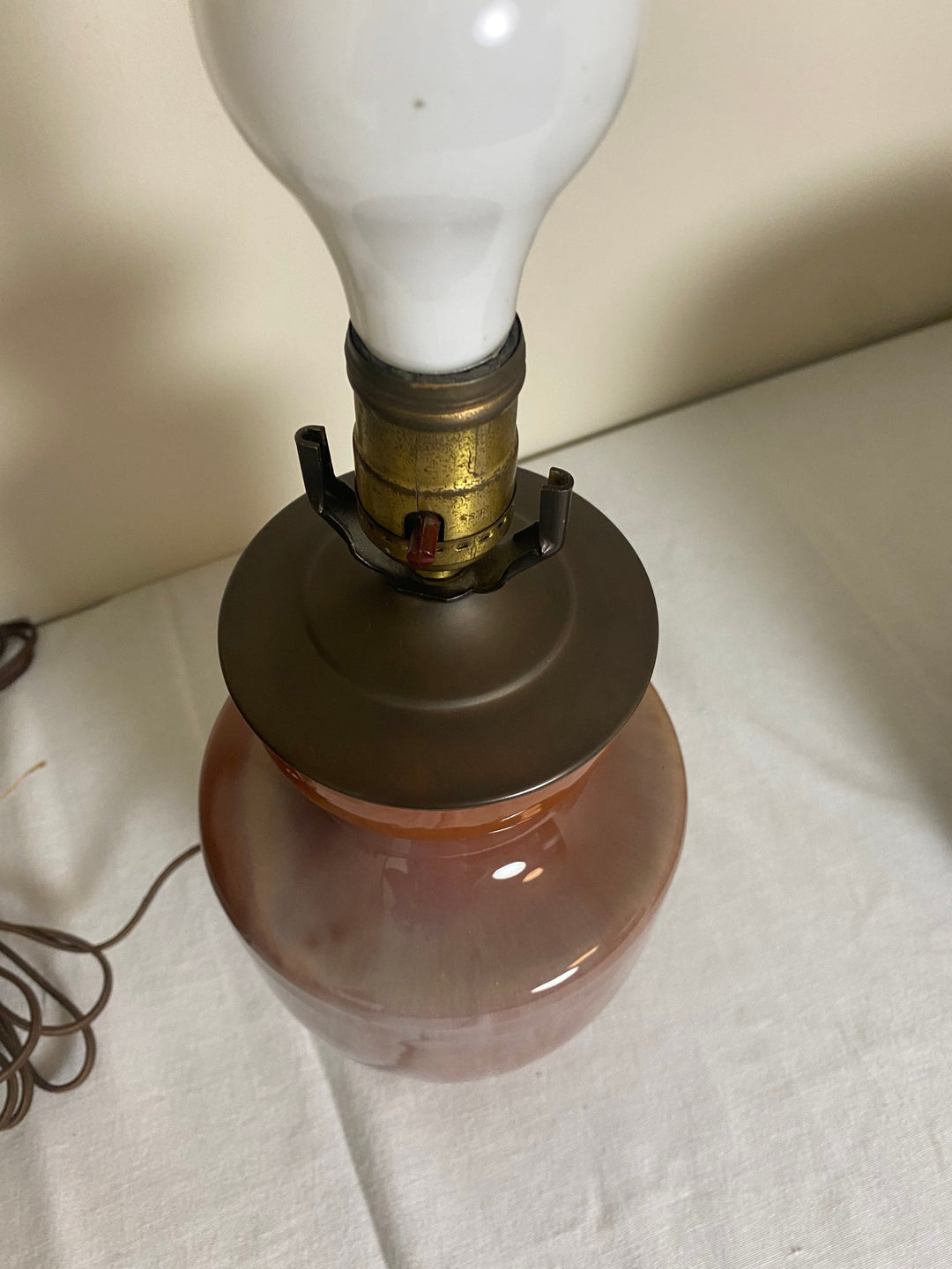 Catalina Table Lamp, Deep Monterey Brown